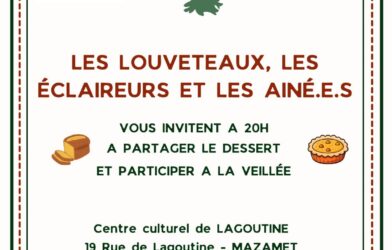 Veillée avec les louveteaux, éclaireurs et ainés
